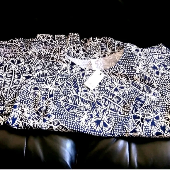 B31 NWT Ny Collection Tie Sleeve Floral Print Dress - Picture 3 of 5